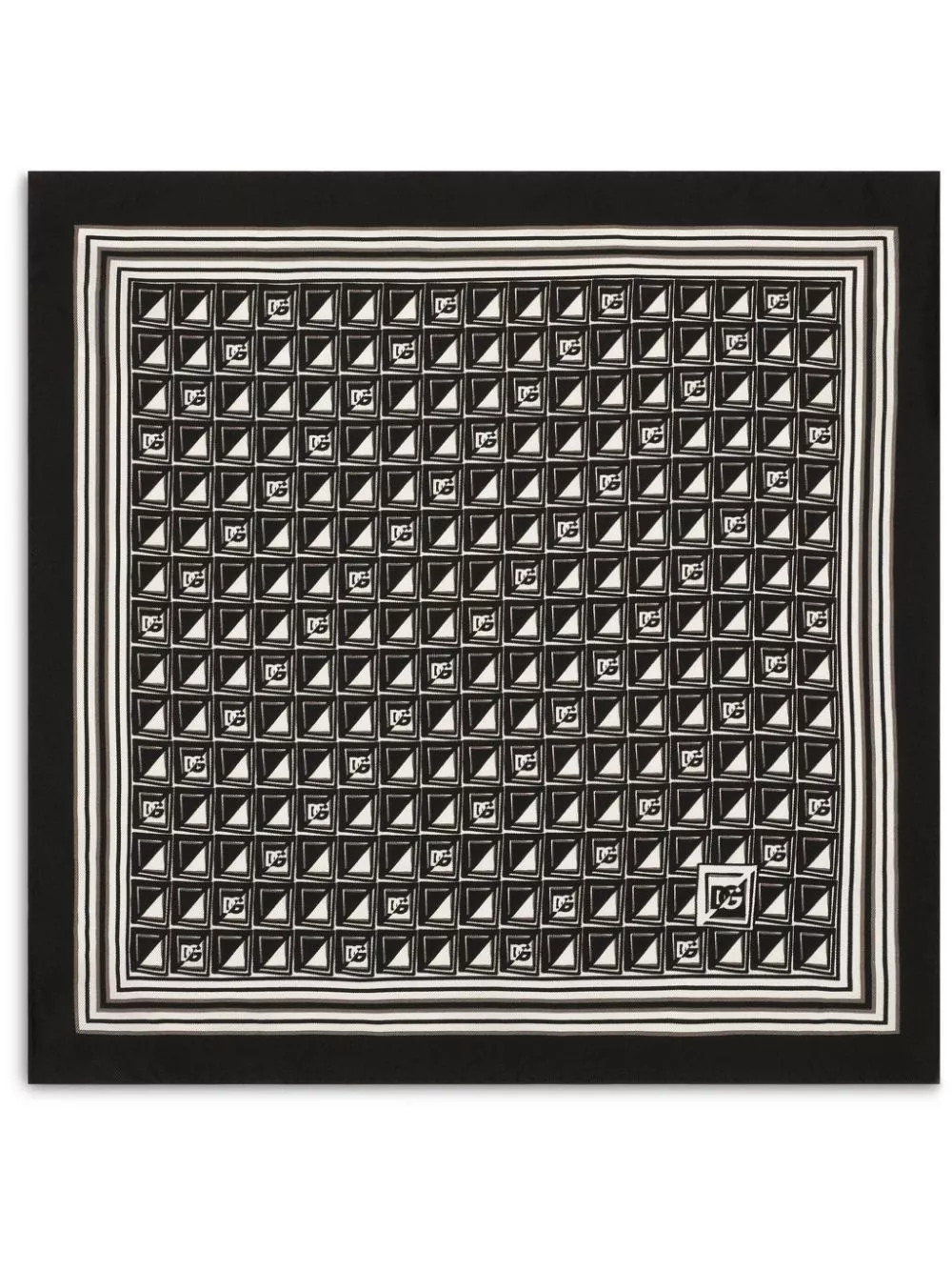 Lanvin geometric-print scarf Women 0113