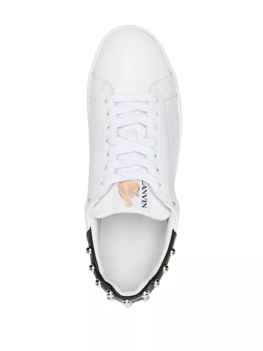 Affordable Lanvin DDBO studded leather sneakers Women 0119