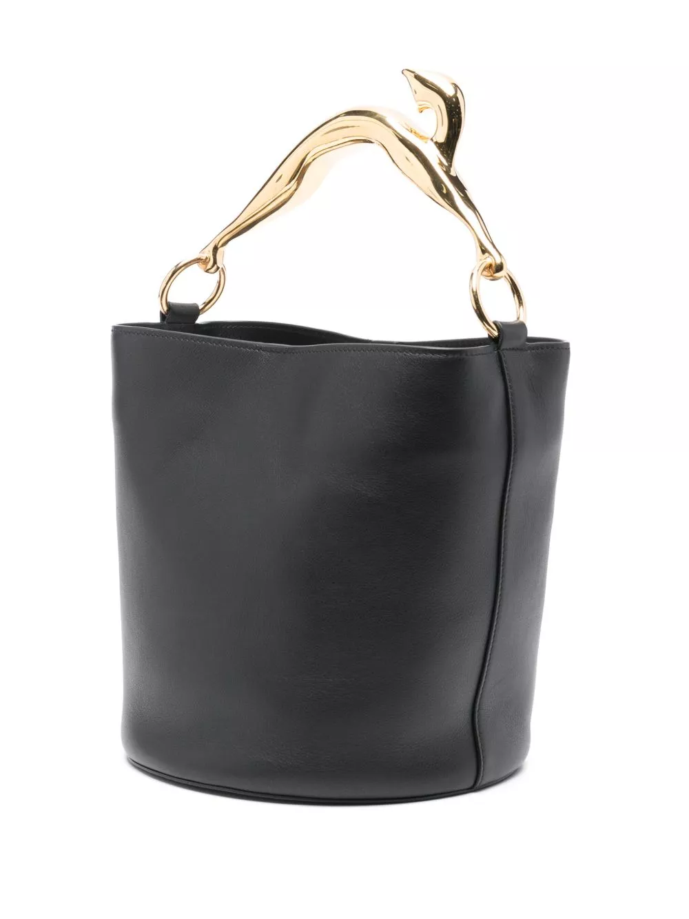 Affordable Lanvin Pencil cat leather bucket bag Women 0114