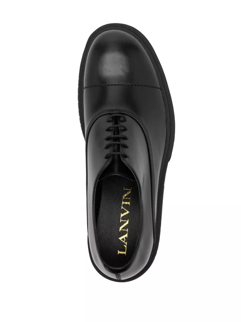 Cheap Lanvin leather Oxford shoes Men 0116