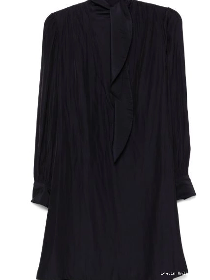 Cheap Lanvin Women dress mini draped 0313