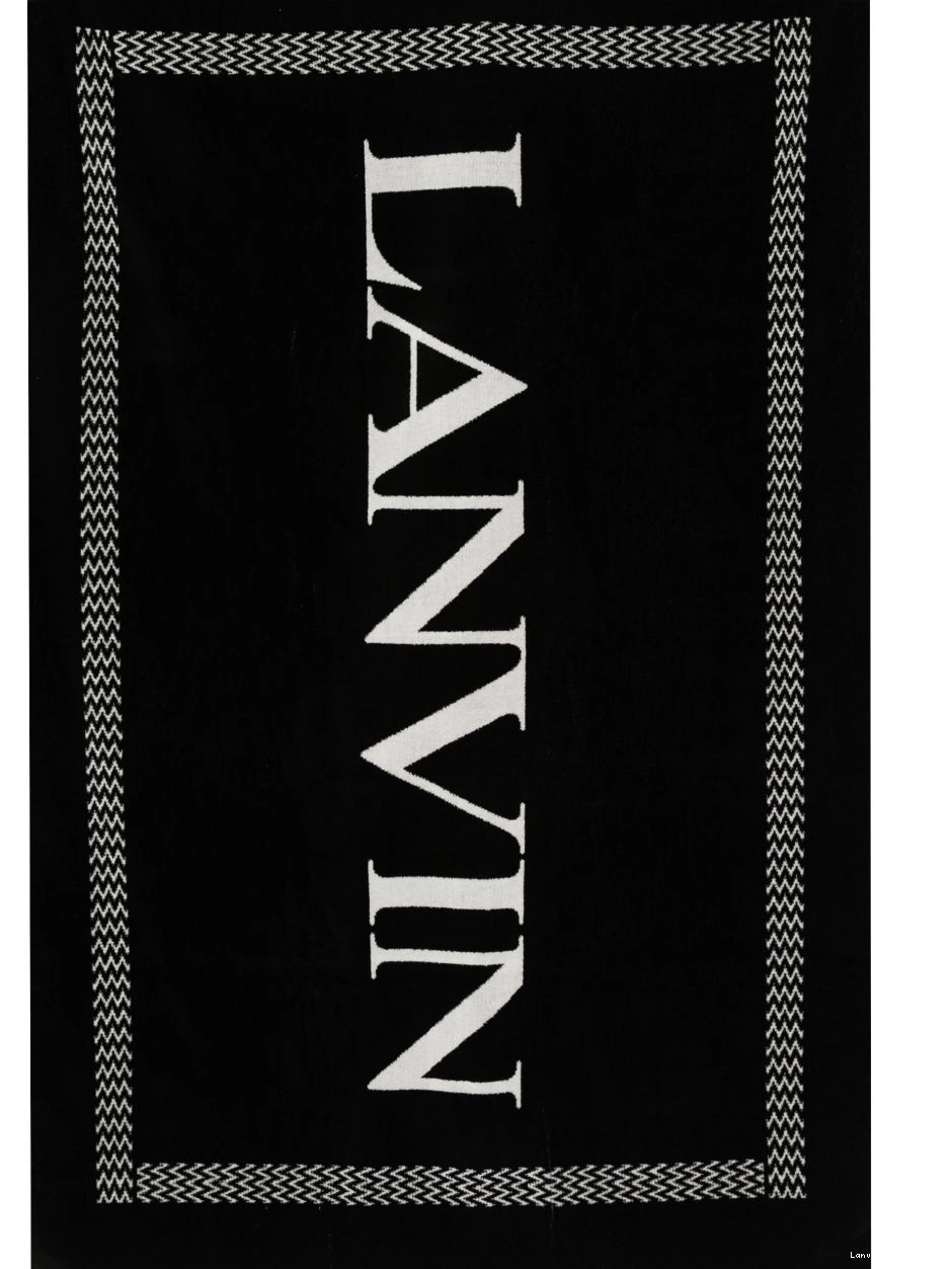 Affordable Women logo-jacquard towel beach Lanvin cotton 0312