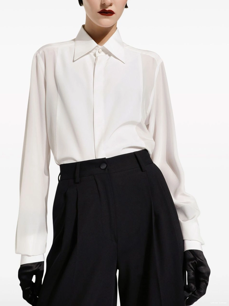 Affordable shirt silk chine Women crepe de Lanvin 0314